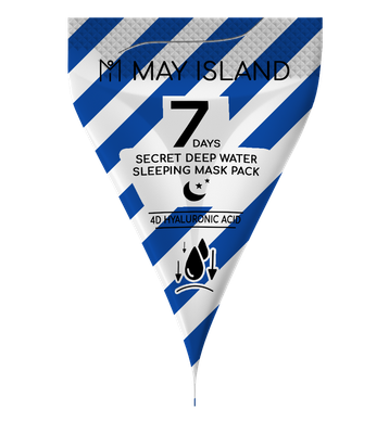 Маска для лица кремовая May Island 7 Days Secret Deep Ночная с гиалуроновой кислотой (5г)