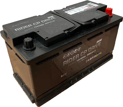 Автомобильный аккумулятор Rider AGM (0) 900A L5 6CT-95 / RIDERAGM95 (95 А/ч)