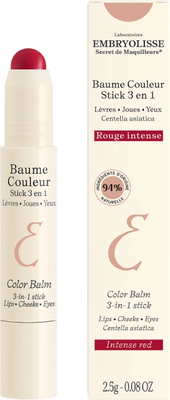 Бальзам для губ Laboratoires Embryolisse Оттеночный 3 в 1 для губ, щек и век тон насыщенно-красный (2.5г)