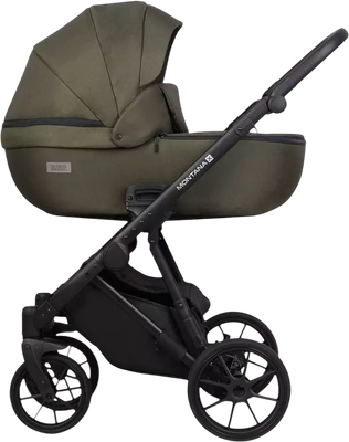 Детская универсальная коляска Riko Montana X 2 в 1 (54 оливковый)