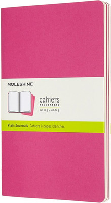 Набор блокнотов Moleskine Cahier Journal CH018D17 Large (3шт, розовый неон)