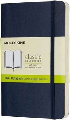Блокнот Moleskine Classic Soft QP613B20 Pocket (синий сапфир)