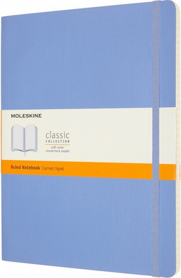 Блокнот Moleskine Classic Soft QP621B42 XLarge (голубая гортензия)