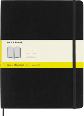 Блокнот Moleskine Classic Soft QP622 XLarge (черный)