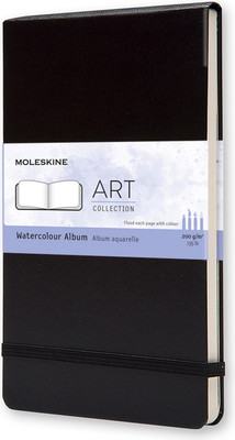 Блокнот Moleskine Art Watercolor ARTMM804 (черный)