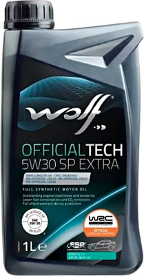 Моторное масло WOLF Officialtech 5w30 C3 Sp Extra / 1049358 (1л)