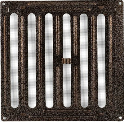 Решетка вентиляционная Нора-М Р-200 / 17283 (медь)