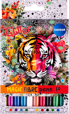 Фломастеры Centrum Glitter / 81321 (10цв)