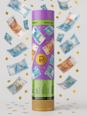 Пневмохлопушка ILikeGift Деньги на ветер / CM006