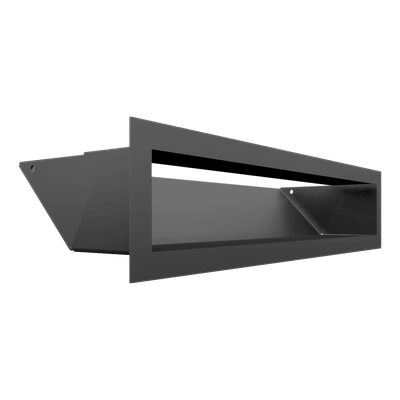 Решетка вентиляционная для камина Kratki Luft G 9x40 (графит)