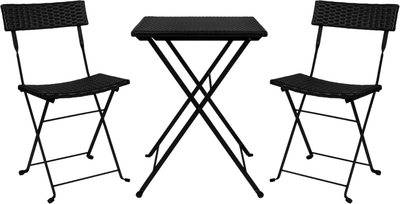 Комплект складной мебели Nostress FS-020 / 680061 (черный)