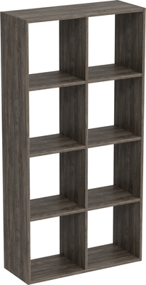 Стеллаж Кортекс-мебель Дельта-8 71x140 (орех элия)