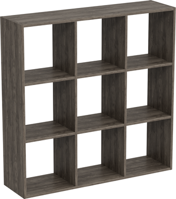 Стеллаж Кортекс-мебель Дельта-9 105x105 (орех элия)