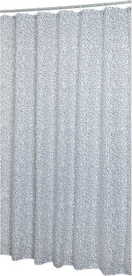 Шторка-занавеска для ванны SWENSA Drops SWC-95-27 (белый/черный)