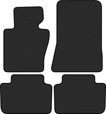 Комплект ковриков для авто Alicosta 0210_2 для BMW X3 I SUV/E83 2003-2010 (EVA ромб, черный)