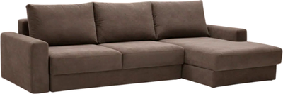 Диван угловой VELUNA Вегас ПМ-Д168-ОП правый (Erika Brown)