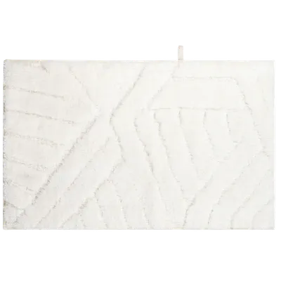 Коврик для ванной SWENSA Noor Cool 4 50x80см / SWM-4002-WH-B (белый)