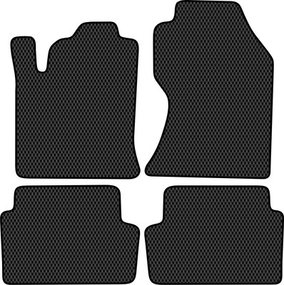 Комплект ковриков для авто Alicosta 0360_2 для Ford Focus I универсал/хэтчбек 5дв/седан 2001-2005 (EVA ромб, черный)