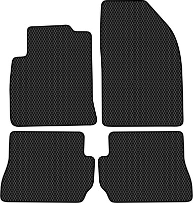Комплект ковриков для авто Alicosta 0362_2 для Ford Fusion I хэтчбек 5 дв/CBK 2002-2012 (EVA ромб, черный)