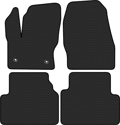 Комплект ковриков для авто Alicosta 0365_2 для Ford Kuga II SUV/CBS 2013-2017 (EVA ромб, черный)