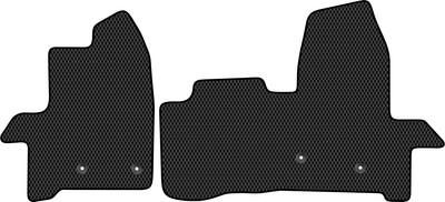 Комплект ковриков для авто Alicosta 2256_2 для Ford Transit VII автобус 2014-н.в. (EVA ромб, черный)