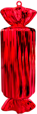 Елочная игрушка GreenTerra Конфета Батончик 30см / 202518 (красный)