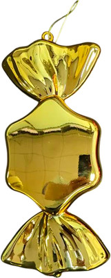 Елочная игрушка GreenTerra Конфета Карамель 30см / 202517А (золото)