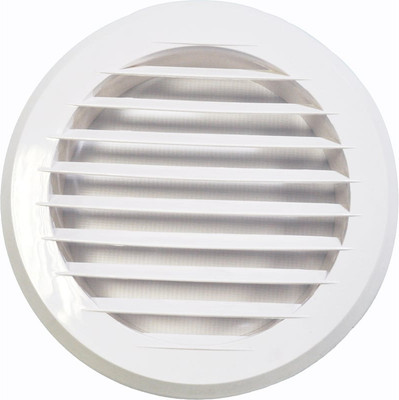 Решетка вентиляционная Viento 145/100КФ с фланцем (белый)