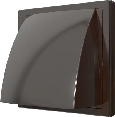 Колпак вентиляционный Viento 100ВСП с обратным клапаном (коричневый)