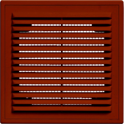 Решетка вентиляционная Viento 2525ВР (коричневый)