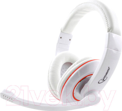 Наушники-гарнитура Gembird MHS-780 (белый)