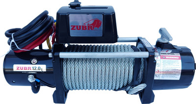 Лебедка электрическая Zubr EWL12000S (стальной трос)