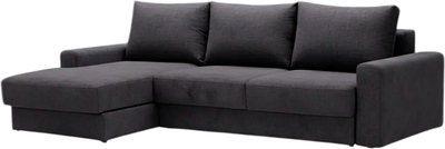 Диван угловой VELUNA Вегас ОЛ-Д168-ПМ левый (Erika Dark Grey)