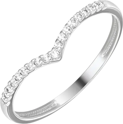 Кольцо из серебра 7 КАРАТ П1217-017С (р.17, с фианитами)