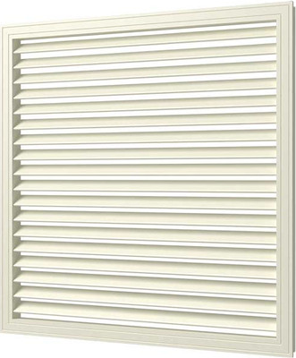 Решетка вентиляционная Viento ПВХ 600x600 (слоновая кость)