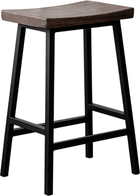 Табурет барный Stal-Massiv Kyoto-65 (мореный/черный)