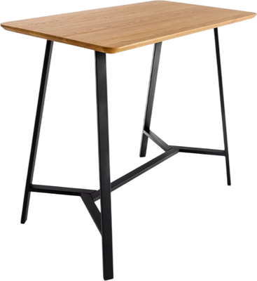 Барный стол Stal-Massiv UTab-97 (натуральный/черный)