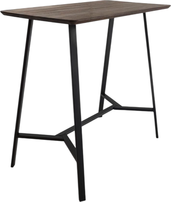 Барный стол Stal-Massiv UTab-110 (мореный/черный)