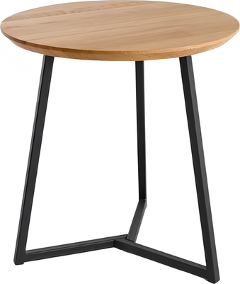 Журнальный столик Stal-Massiv UTab-53 (натуральный/черный)