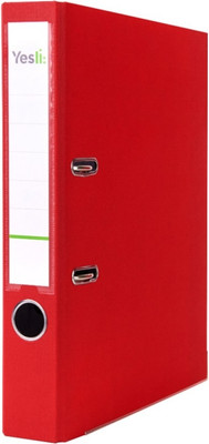 Папка-регистратор Yesli А4 ПВХ 50мм / YL50TS8261 (красный)