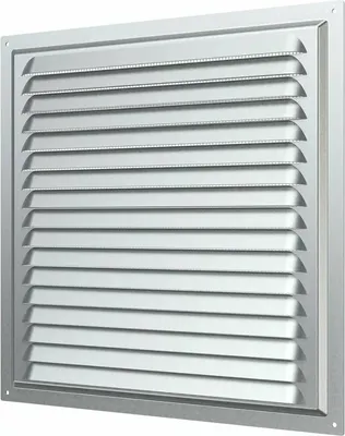 Решетка вентиляционная Viento РМ1020 ЭКО оцинкованная (серебристый)