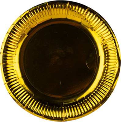 Набор одноразовых тарелок ILikeGift Golden party / AK0037 (20шт)