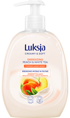 Мыло жидкое Luksja Персик и белый чай с дозатором (500мл)