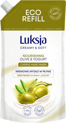 Мыло жидкое Luksja Олива и йогурт (400мл)