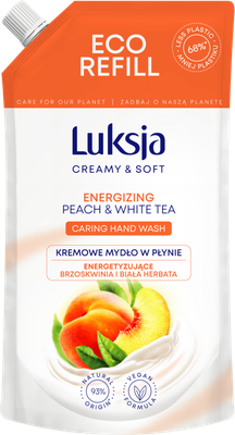 Мыло жидкое Luksja Персик и белый чай (400мл)