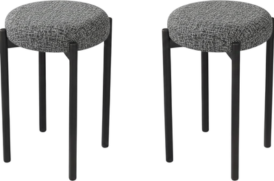 Набор табуретов Памир Паоло (2шт, Elon86/черная опора)