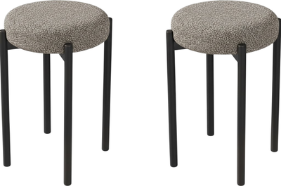 Набор табуретов Памир Паоло (2шт, Elon31/черная опора)