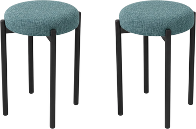 Набор табуретов Памир Паоло (2шт, Elon74/черная опора)