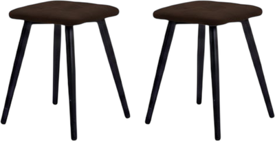 Набор табуретов Памир Атлант F31 (2шт, коричневый/черная опора)