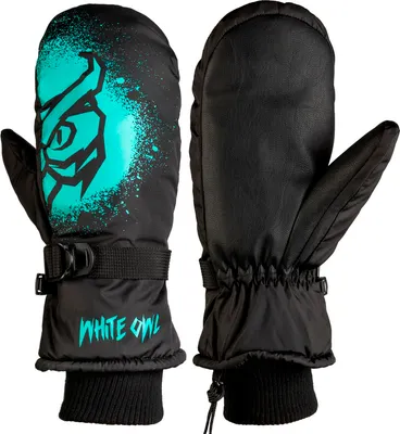 Варежки лыжные White Owl Pro mitt MNS / W113438 (M, черный/бирюзовый)